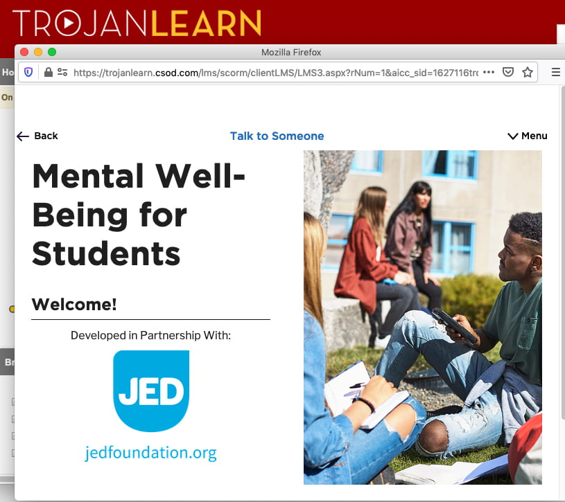 Mental Well-being for Students